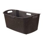 Curver rattan ruháskosár 45 L