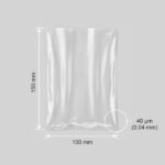 100x150x0,04 mm LDPE tasak