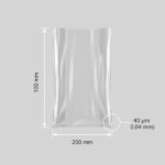 100x200x0,04 mm LDPE tasak