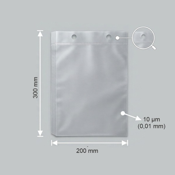 200x300x0,01 Tömb.LIN tasak2 200x300x0,01 mm Tömbösített MDPE tasak - Image 1