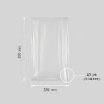 250x600x0,04 mm LDPE tasak