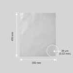 350x450x0,02 mm MDPE tasak