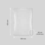 350x600x0,04 mm LDPE tasak