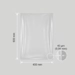 400x600x0,04 mm LDPE tasak
