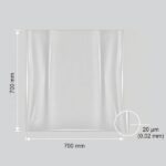 700x700x0,02 mm MDPE zsák