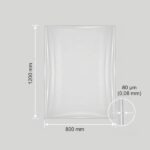 800x1200x0,08 mm LDPE zsák